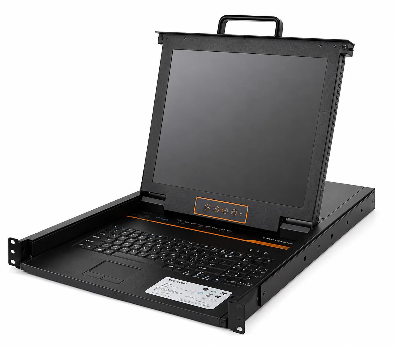 17-дюймовая 16-портовая IP KVM-консоль Evetron RD V1716V-IP